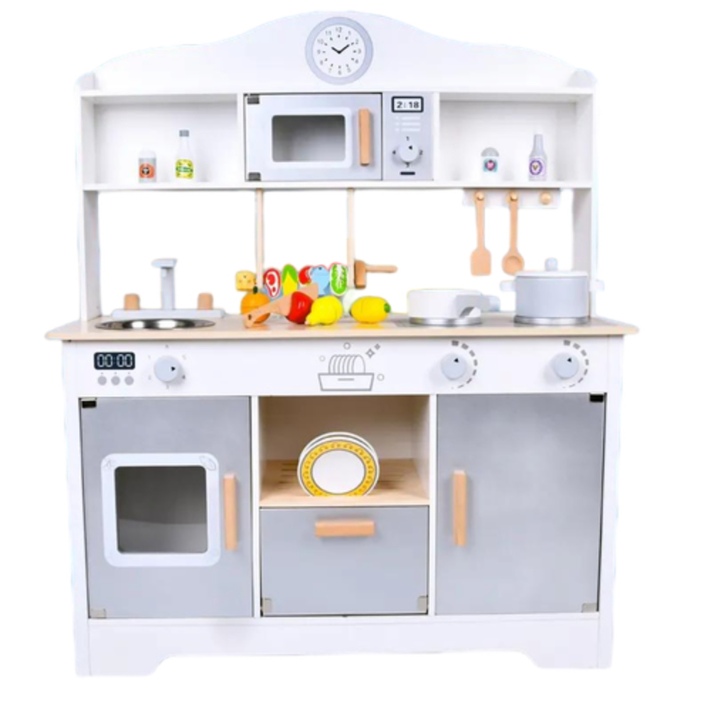 Little Angel - Wooden Kitchen Kids Toy Play Set