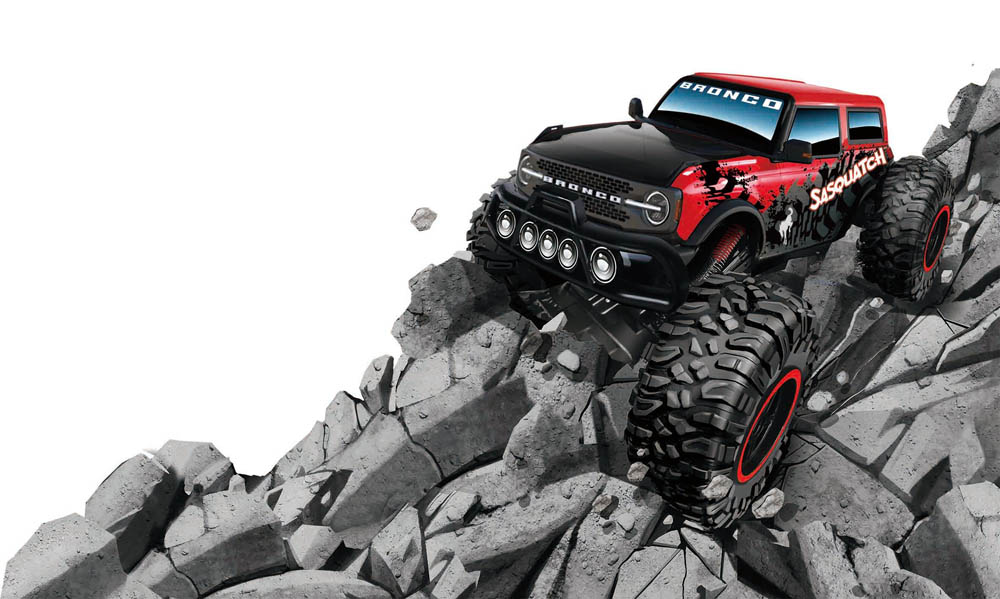 Maisto - Tech 1:10 R/C Ford Bronco Sasquatch