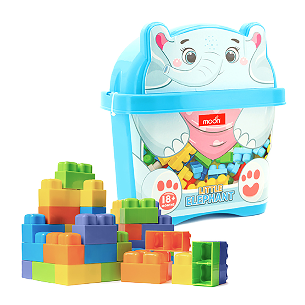 MOON - Creative Block Toys for Kids for Ages 18m+ -Elephant - 30 pcs