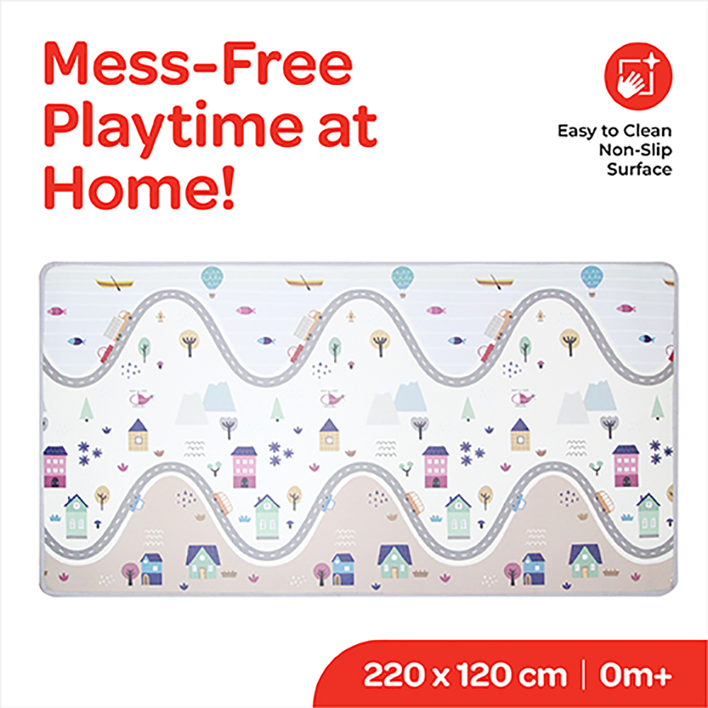 MOON - My First Foldable Activity Floor gym Play/Crawl Mat for 0 Months+ 