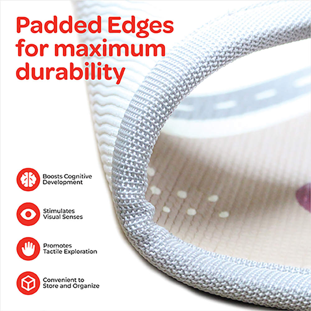 MOON - My First Foldable Activity Floor gym Play/Crawl Mat for 0 Months+ 