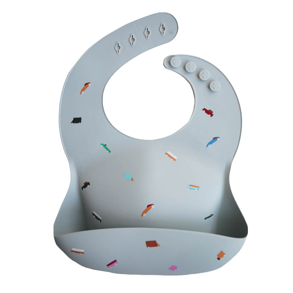 Mushie - Silicone Bib Retro Cars
