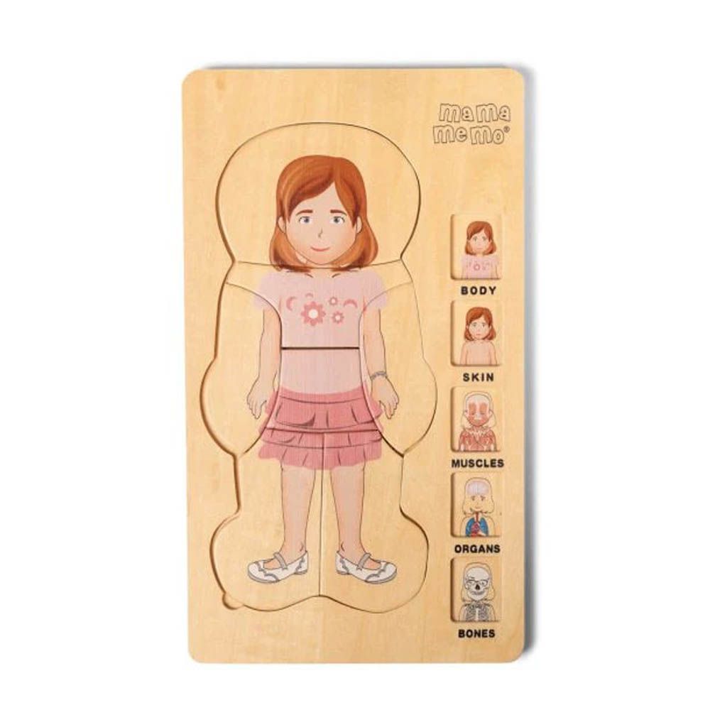 MamaMemo My Body Layer Puzzle, Girl_x000D_\