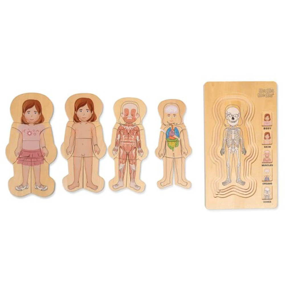 MamaMemo My Body Layer Puzzle, Girl_x000D_\