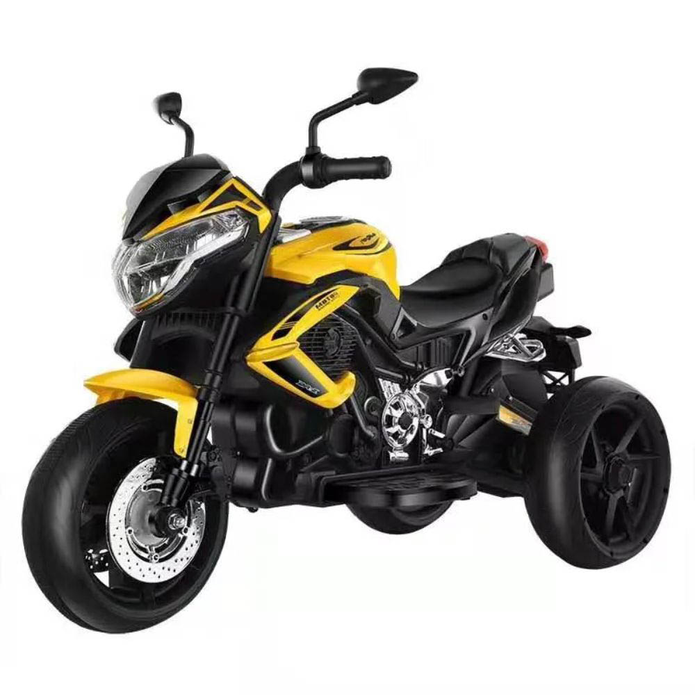 Myts - 6v Kids Electric Motorcycle Rideon - Yellow