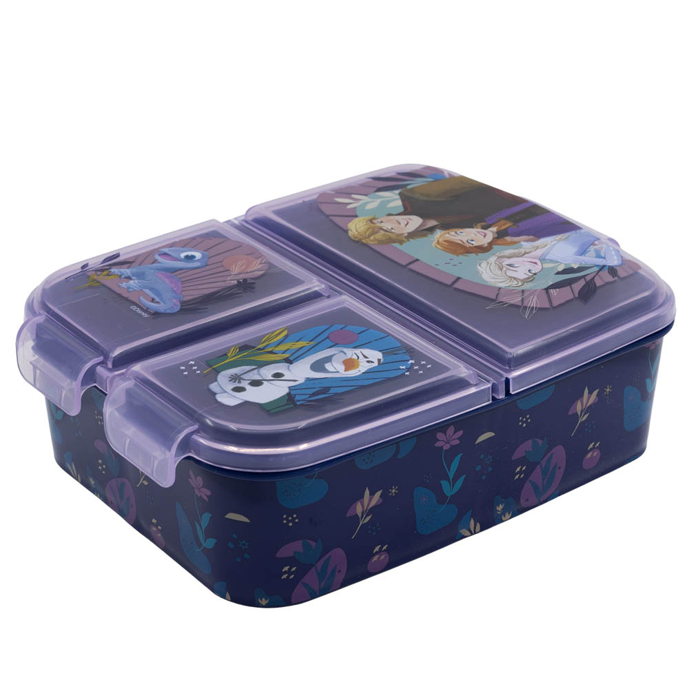 Stor - Frozen Trust The Journ Lunch Box w/ 3 Compartments - Blue