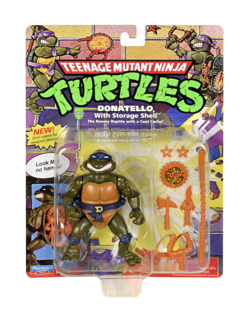 Teenage Mutant Ninja Turtles - 4inch Original Classic Storage Shell Donatello Basic Figure