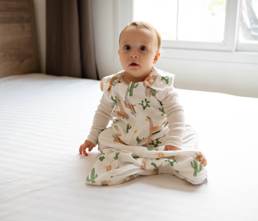 Tickle Tickle - Organic Sleeping Bag -1.0 TOG - Rainbow/Llama Value Pack