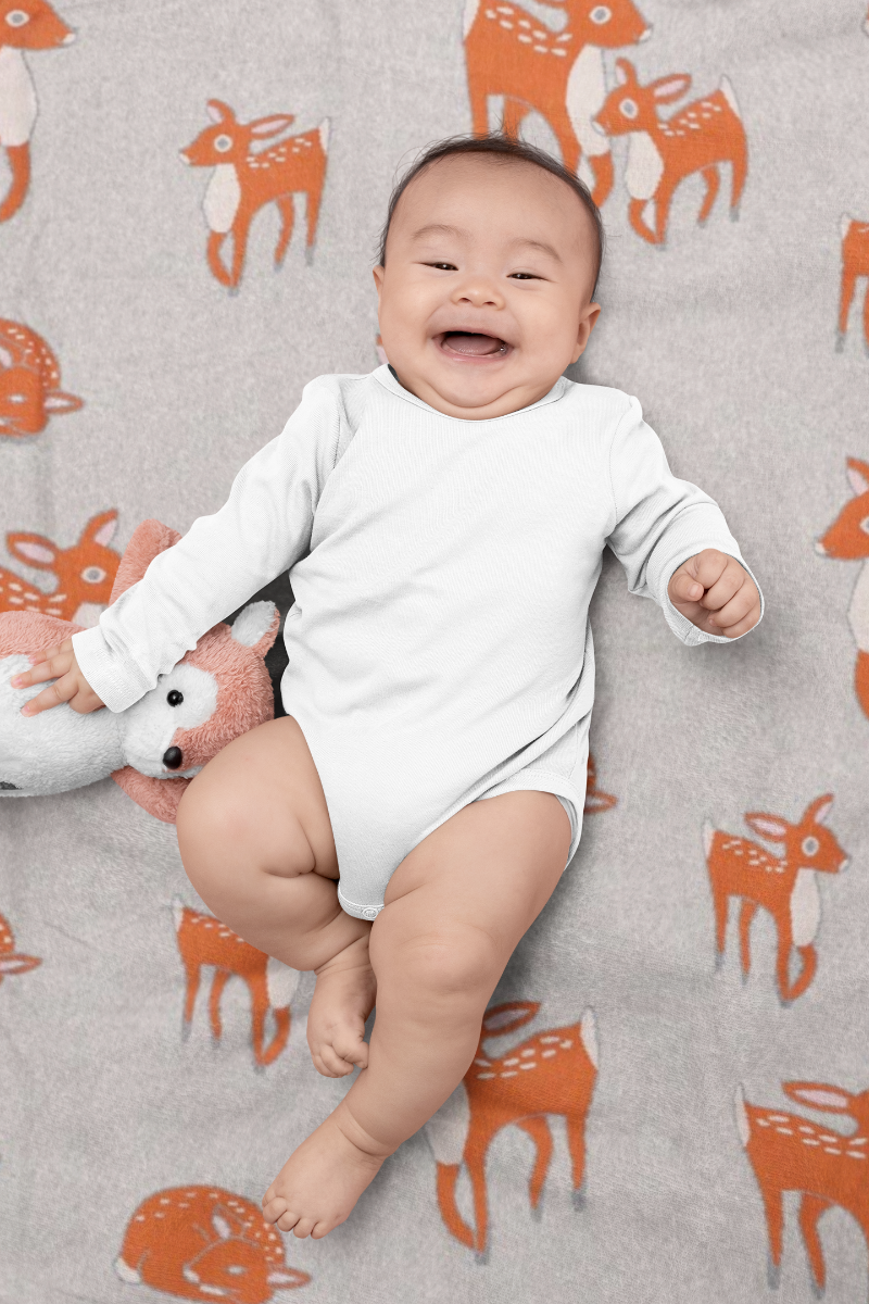 Nurtur - Soft Baby Blankets for Boys & Girls - Orange Deer Blankets