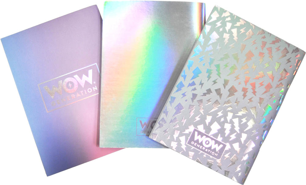 WOW Generation - A5 Pack 3 Soft Cover Notebooks 80 Sheets GSM