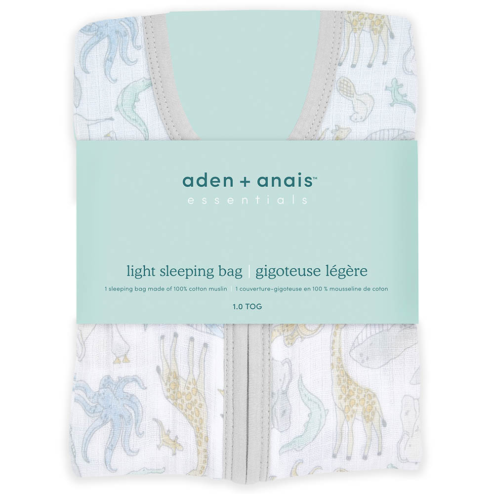 Aden + Anais - Cotton 1.0 Tog Sleeping Bag - Natural History_6-18M