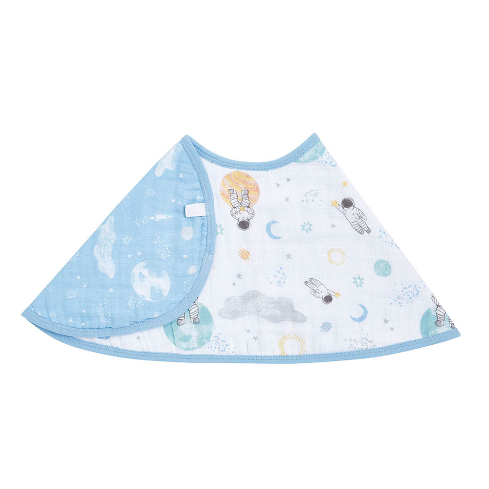 Aden + Anais - Essentials Muslin Baby Burpy Bib - Space Explorers