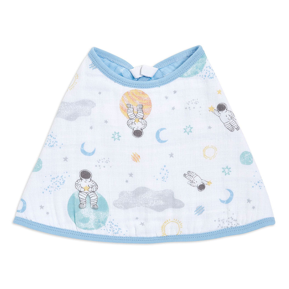 Aden + Anais - Essentials Muslin Baby Burpy Bib - Space Explorers