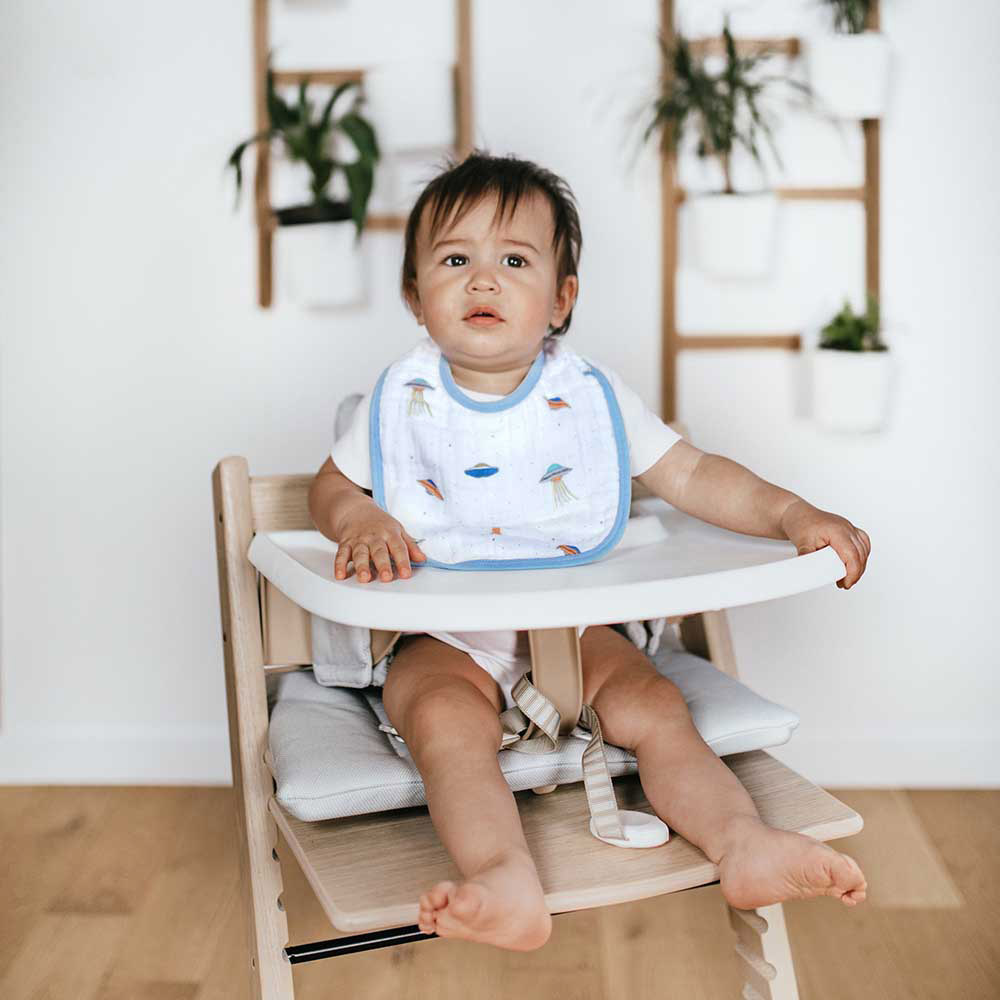 Aden + Anais - Muslin Baby Snap Bib - Pack of 3 - Space Explorers