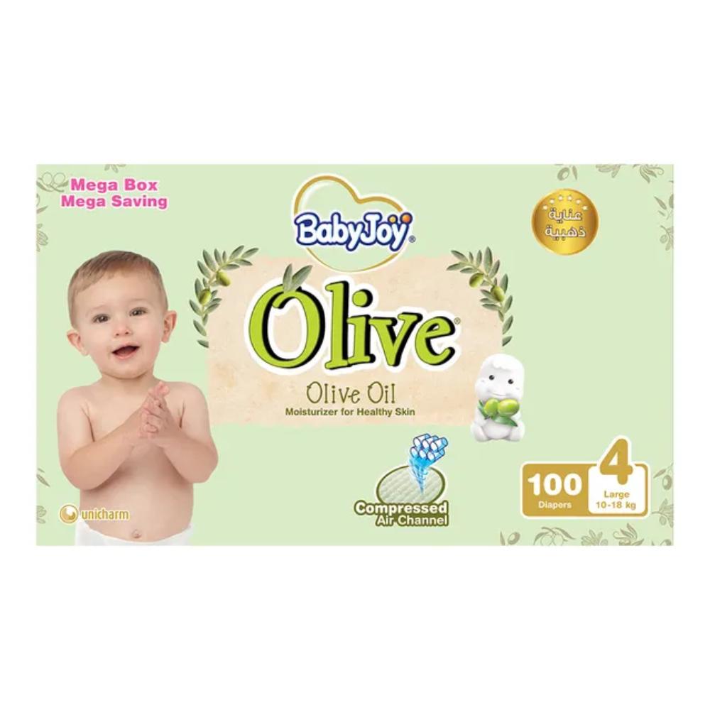 Babyjoy - Diapers Olive Saving - 1 X 10 Pack - Large