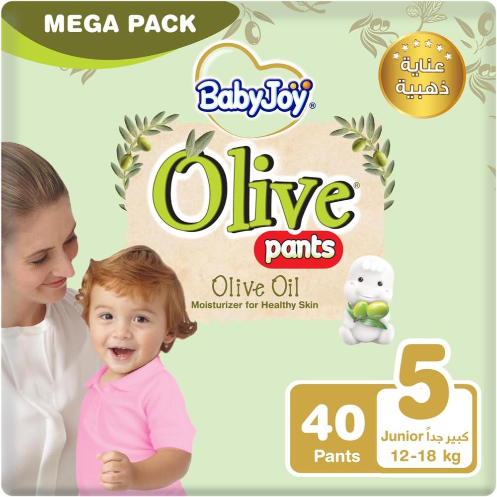 Babyjoy - Olive Cullote Mega Pack - 1 X 40 Pack - Junior