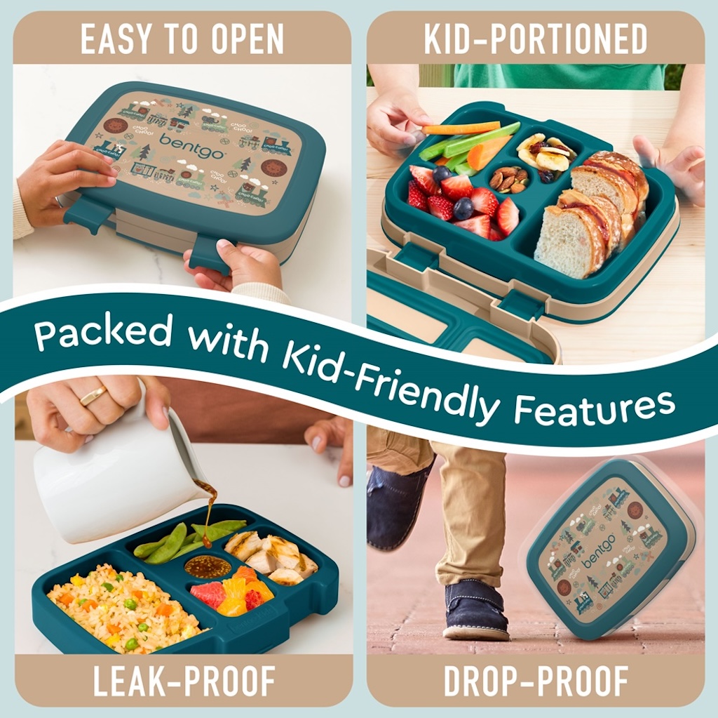 Bentgo - Kids Prints Lunchbox - Trains