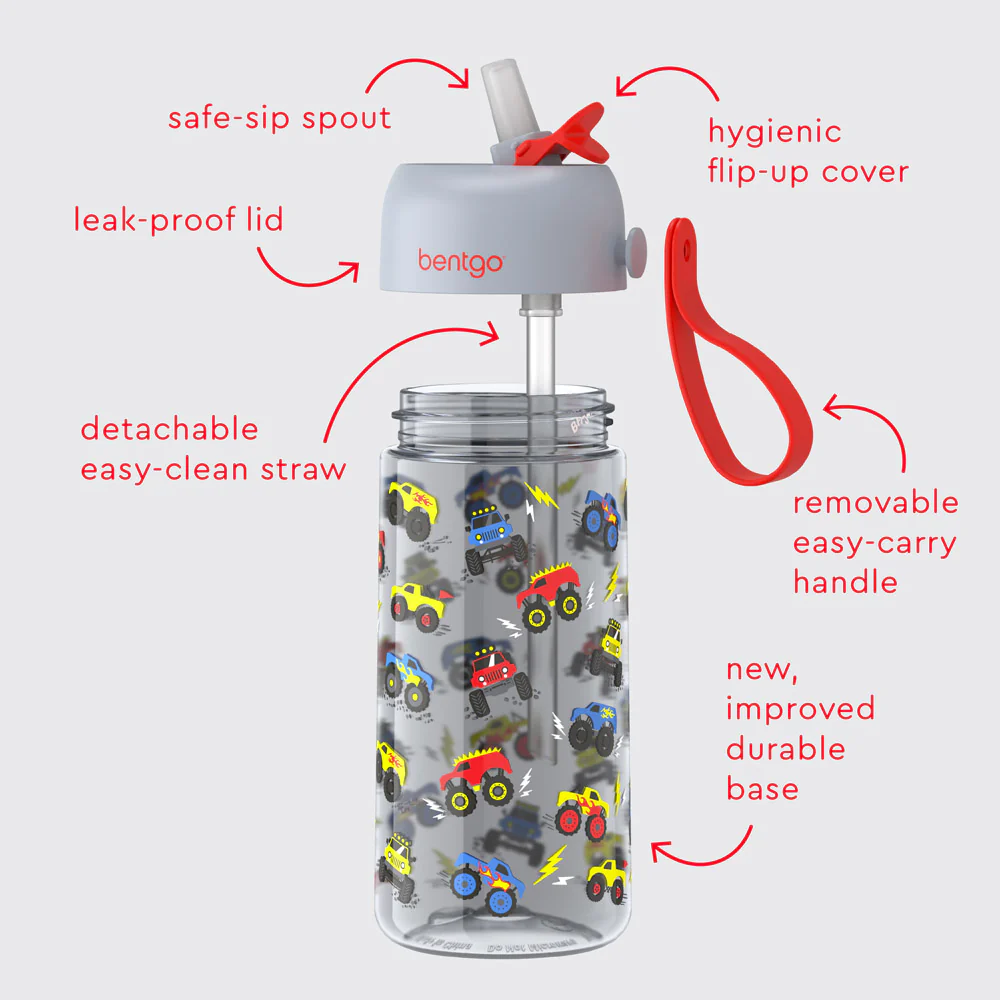 Bentgo - Kinds Water Bottle 450 ml - Trucks