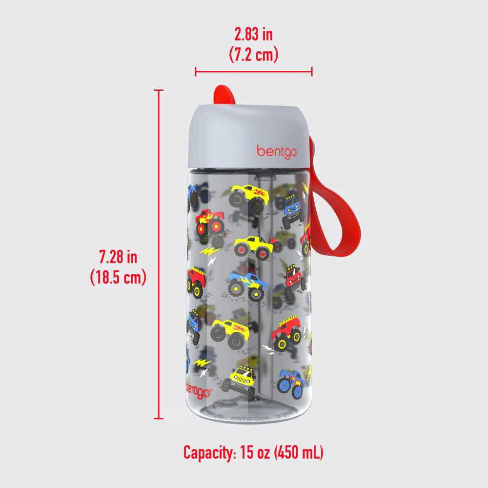 Bentgo - Kinds Water Bottle 450 ml - Trucks