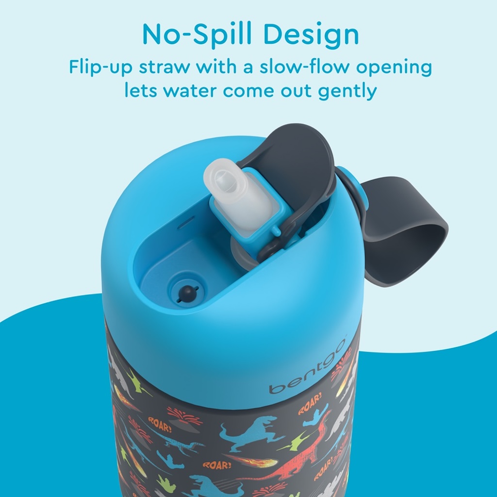 Bentgo - Stainless Steel Insulated Watter Bottle 413 ml - Dino