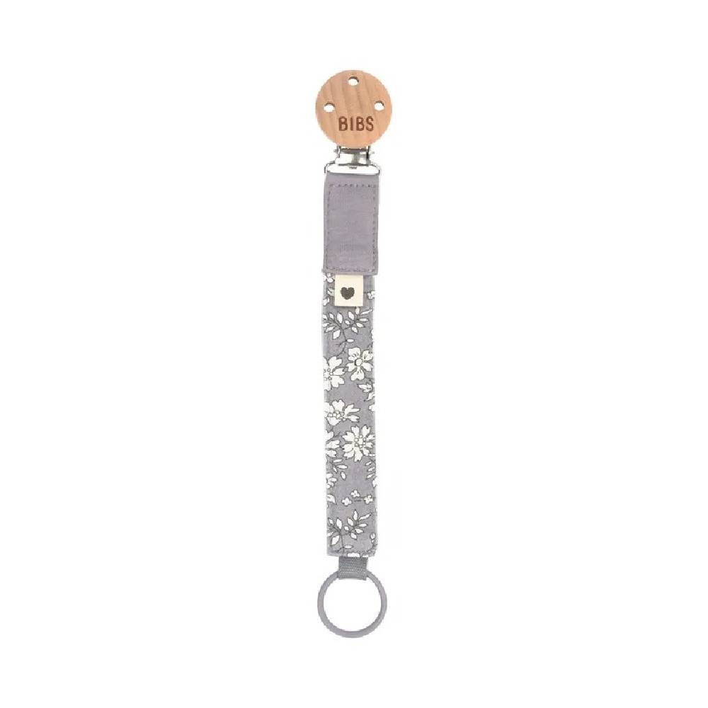 Bibs - Liberty Pacifier Clip Capel - Fossil Grey
