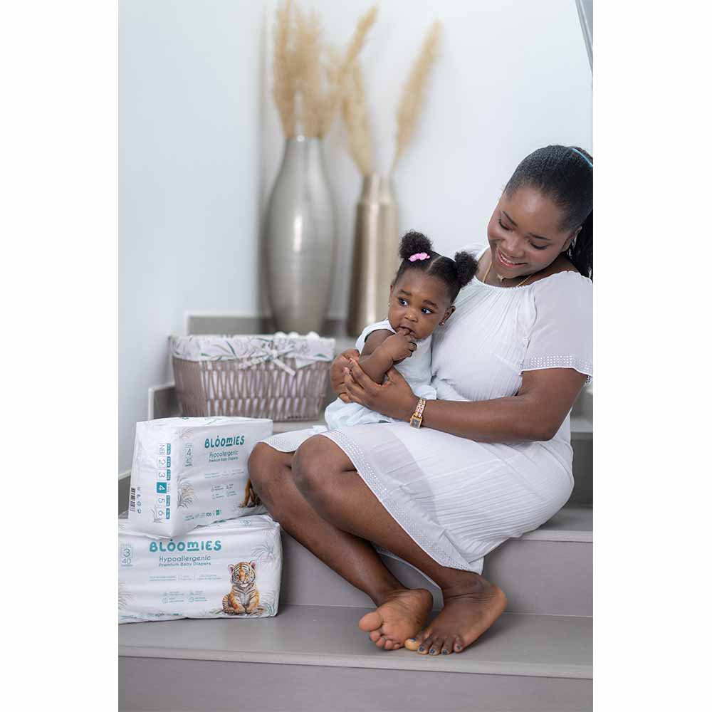 Bloomies -3X40pcs Premium Baby Diapers- Size 3 (6-11kg)