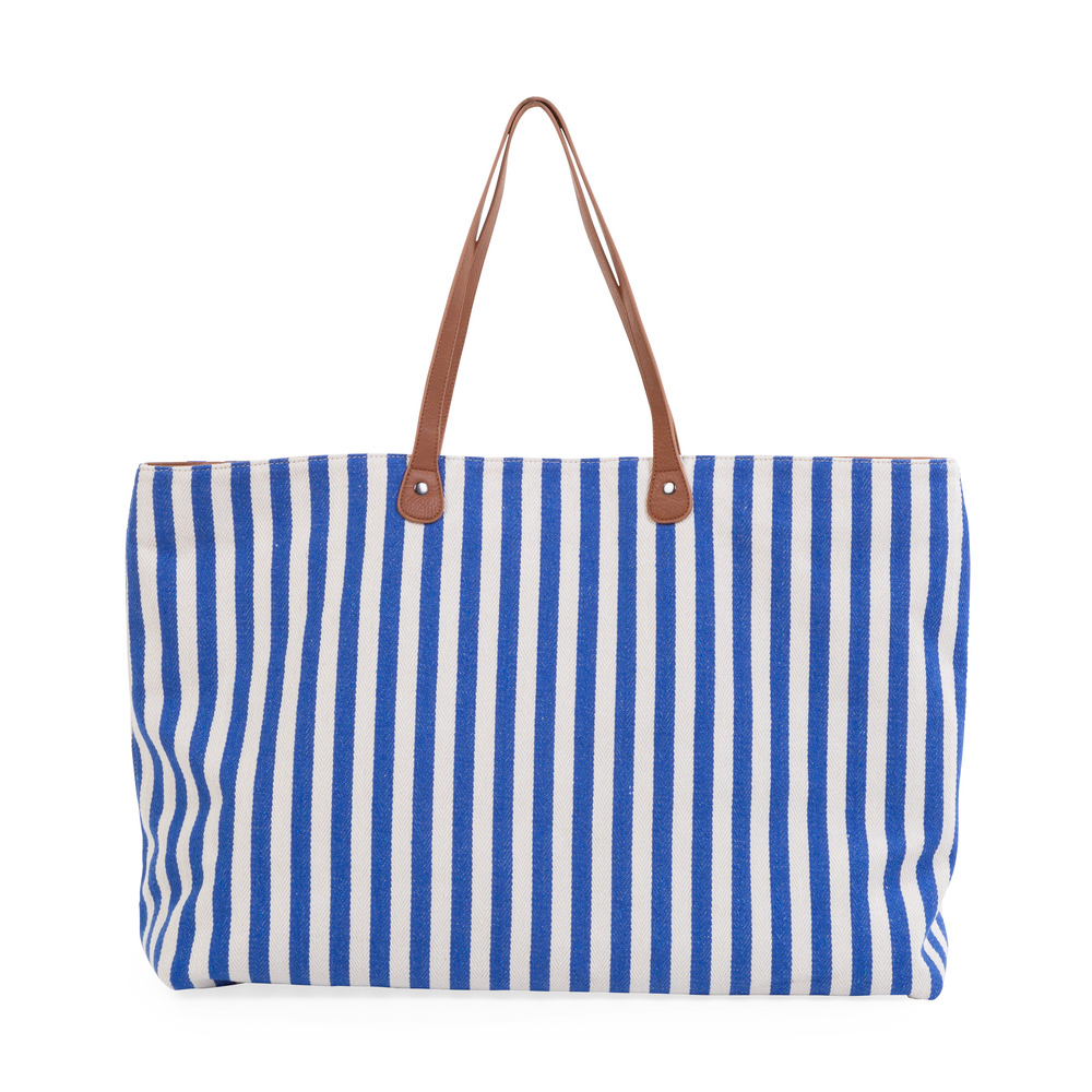 Childhome - Family Bag - Stripes Electric Blue Light Blue