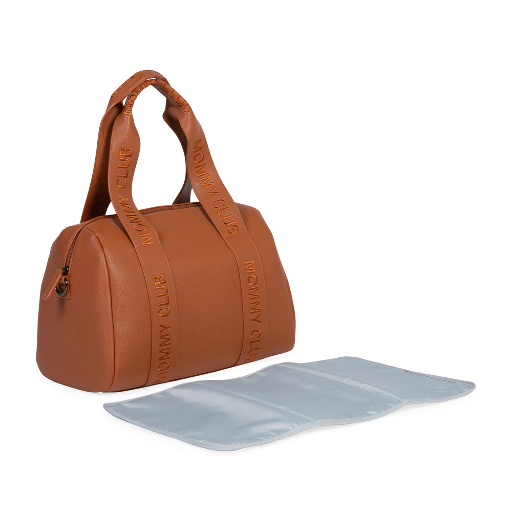 Childhome - Mommy Club Signature Pu Leather - Brwon