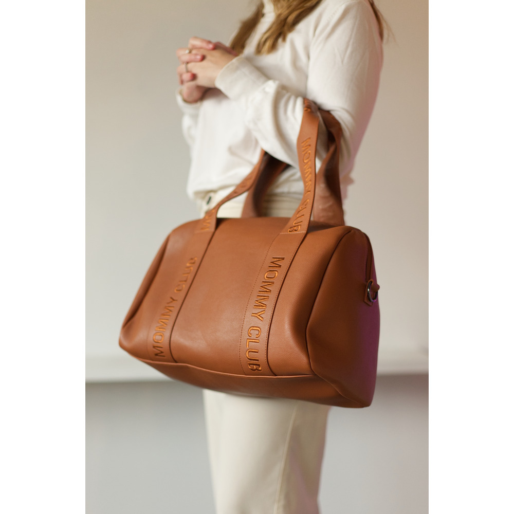 Childhome - Mommy Club Signature Pu Leather - Brwon