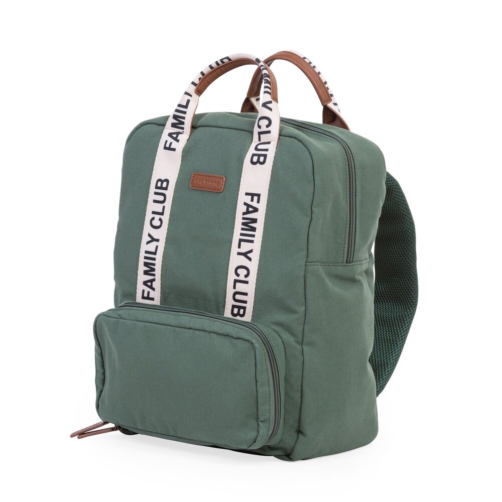 Childhome - Signature Canvas Family Club Backpack - Green