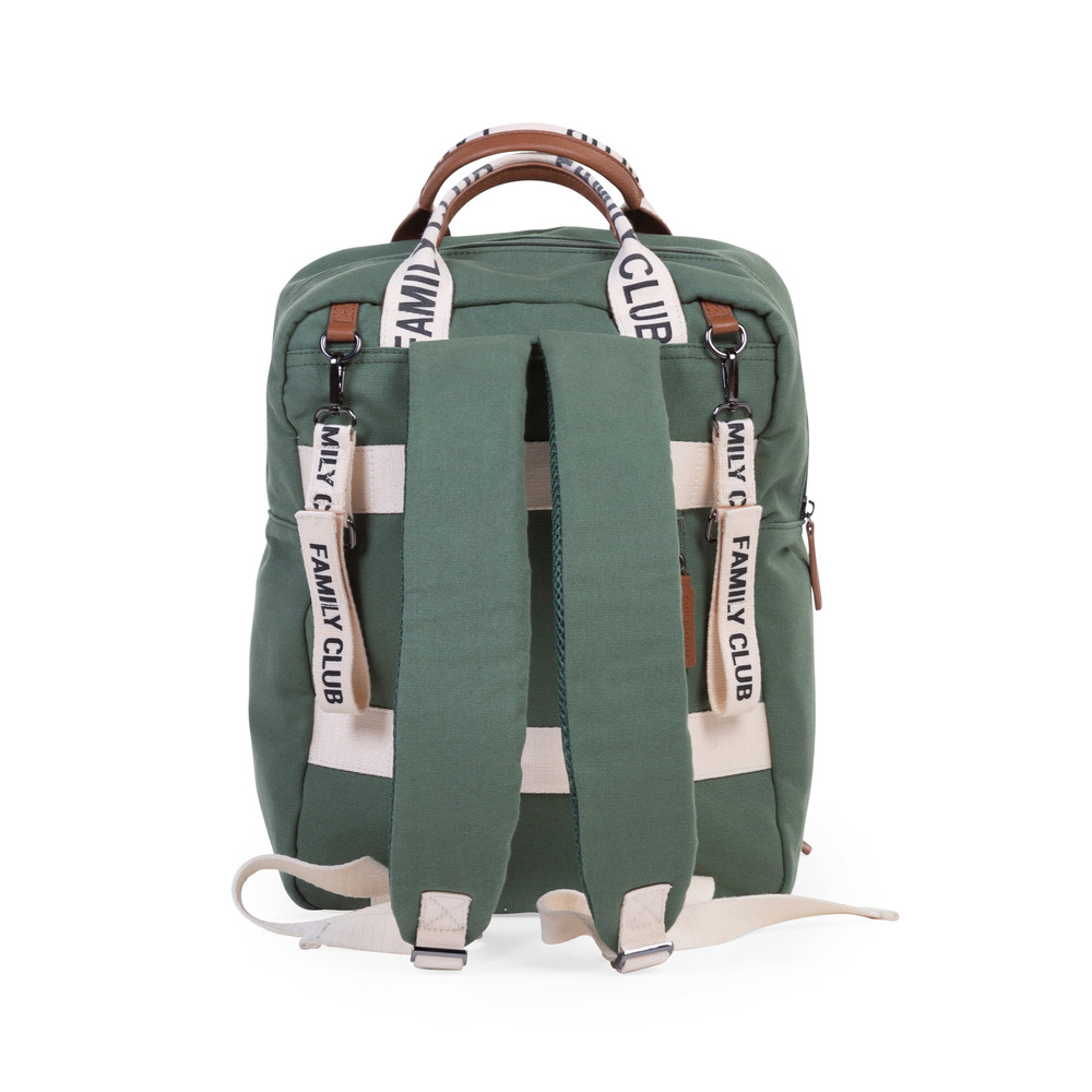 Childhome - Signature Canvas Family Club Backpack - Green
