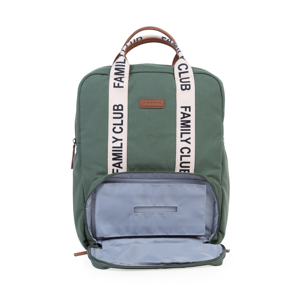 Childhome - Signature Canvas Family Club Backpack - Green