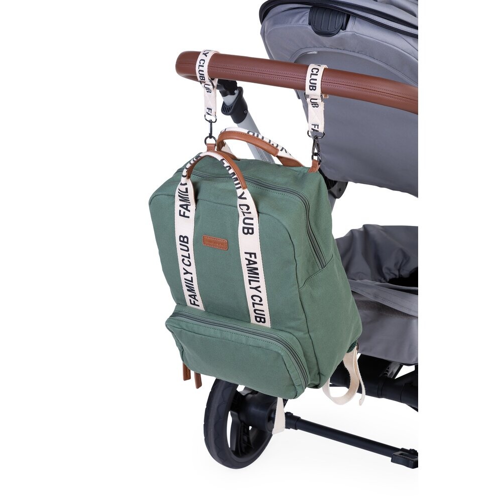 Childhome - Signature Canvas Family Club Backpack - Green
