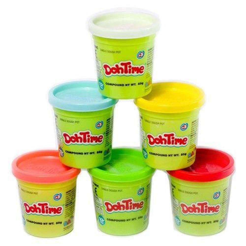 Dohtime - Bright Colors 4+2 Pack 3Oz-Assorted