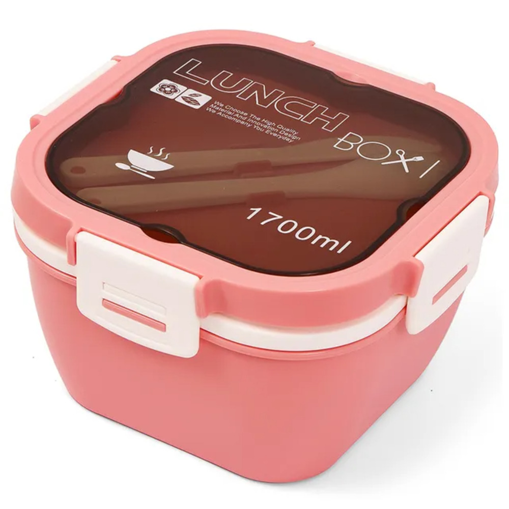 Eazy Kids - 5 Compartment Lunch Box - Pink