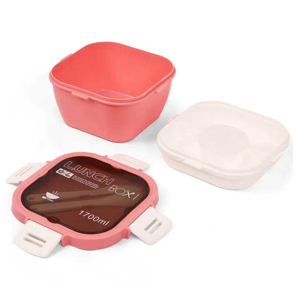 Eazy Kids - 5 Compartment Lunch Box - Pink