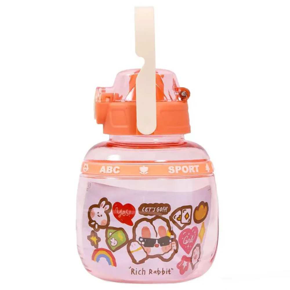 Eazy Kids - Water Bottle with Handle 800ml - Orange