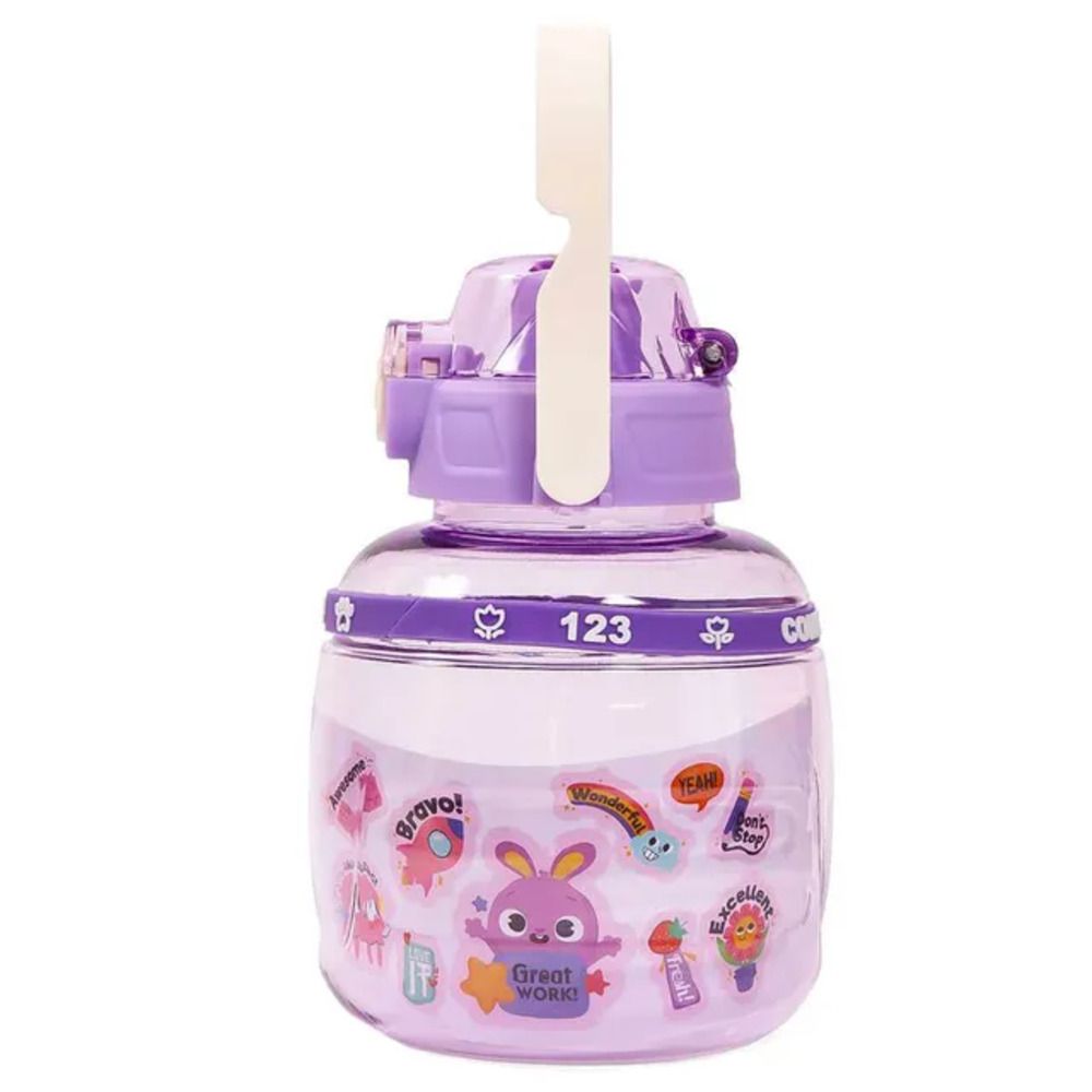 Eazy Kids - Water Bottle with Handle 800ml - Purple