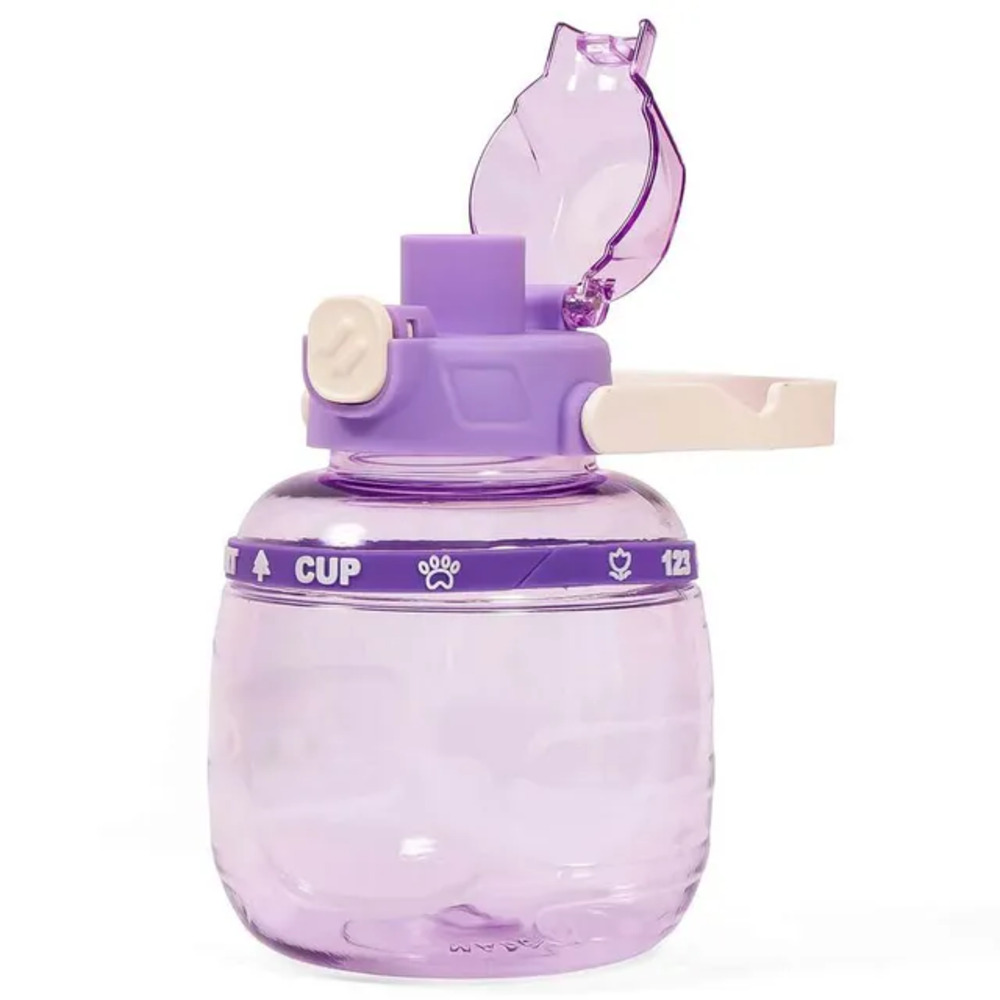 Eazy Kids - Water Bottle with Handle 800ml - Purple