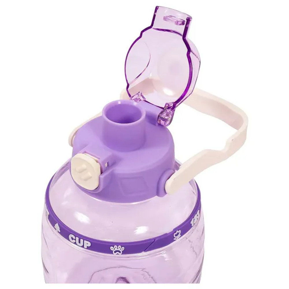 Eazy Kids - Water Bottle with Handle 800ml - Purple