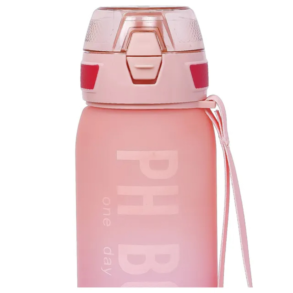 Eazy Kids - Water Bottle with Strap 1000ml - Pink