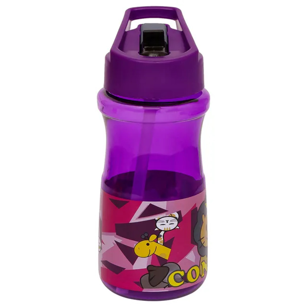 Eazy Kids Water Bottle with Straw 500ml - Contisi Purple
