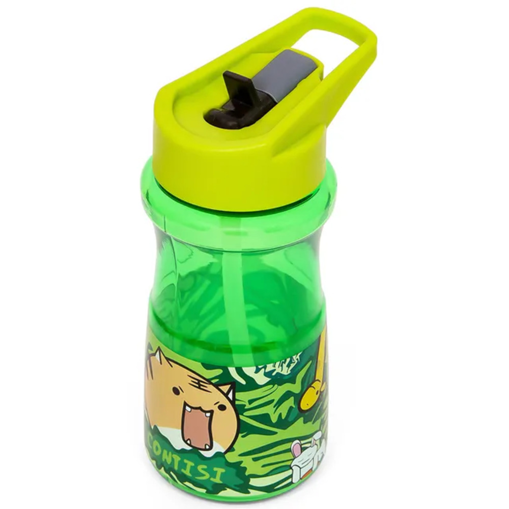 Eazy Kids - Water Bottle wth Straw 500ml - Green
