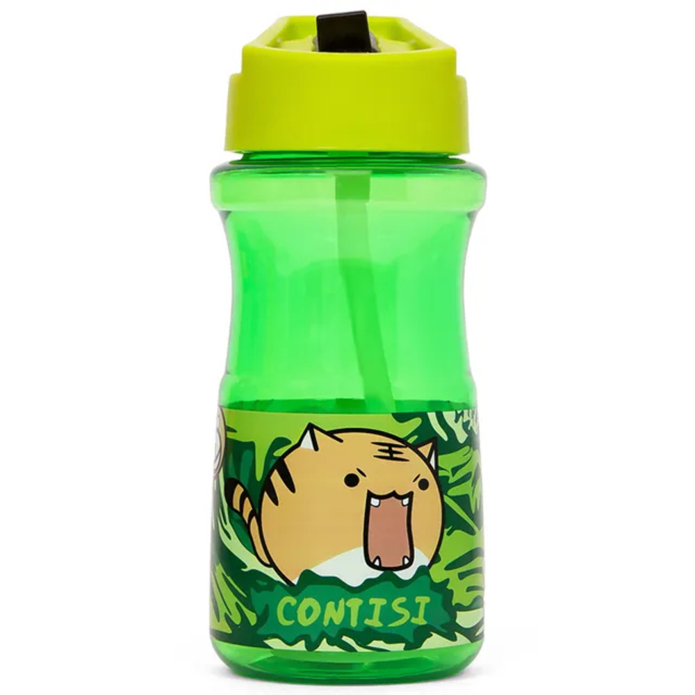 Eazy Kids - Water Bottle wth Straw 500ml - Green