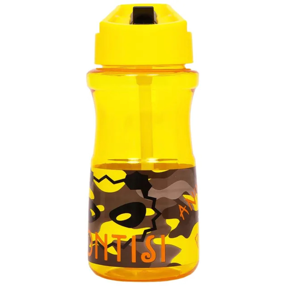 Eazy Kids - Water Bottle with Straw 500ml - Yellow