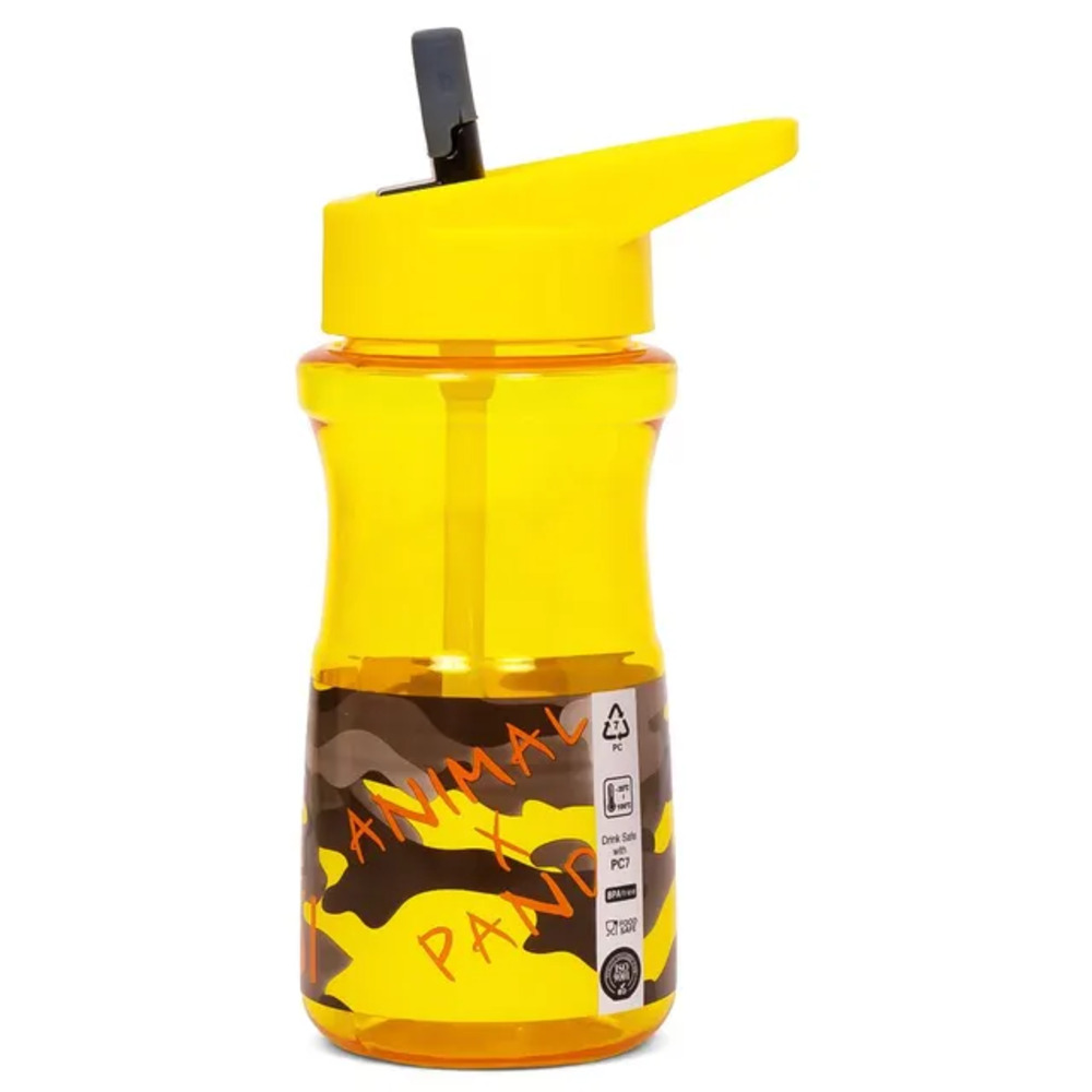 Eazy Kids - Water Bottle with Straw 500ml - Yellow
