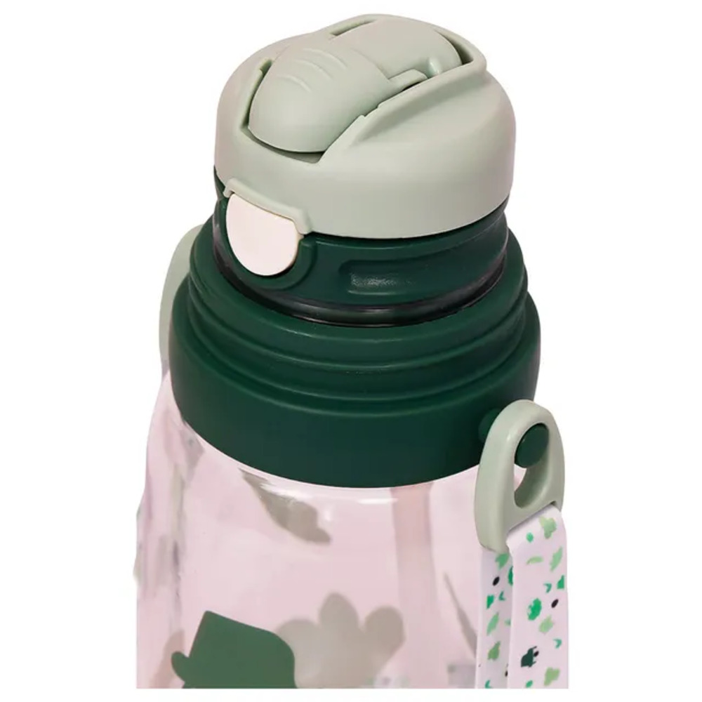 Eazy Kids - Water Bottle with Straw 600ml - Green