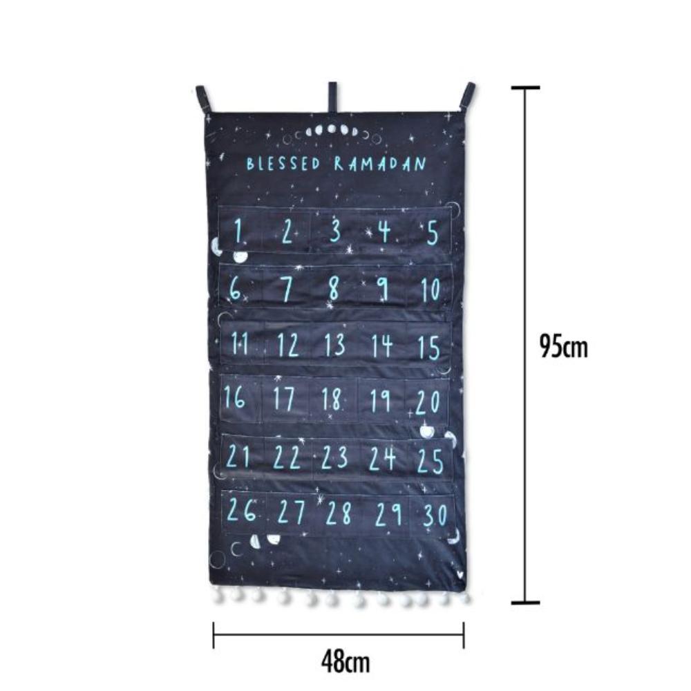 Eid Party - Navy Blue Moon Calendar