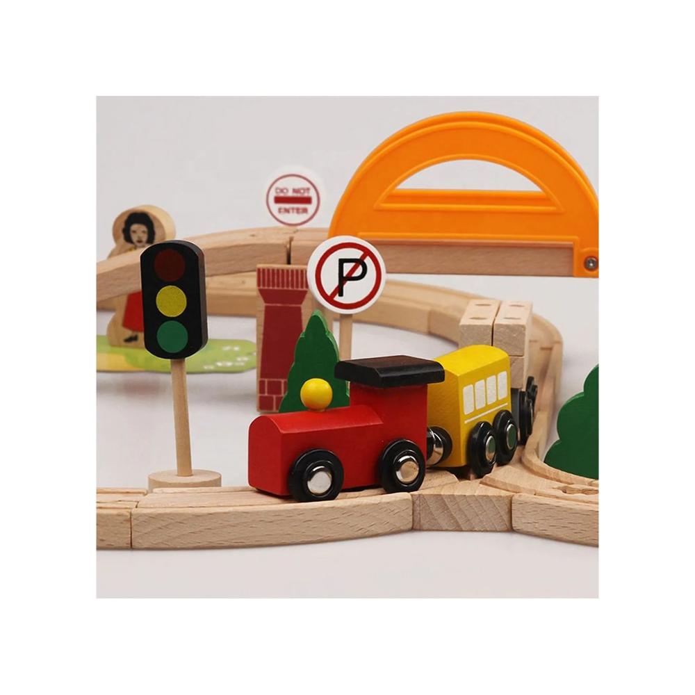 Factory Price - Jason Wooden Complete Imperial Train Set - 78 Pcs