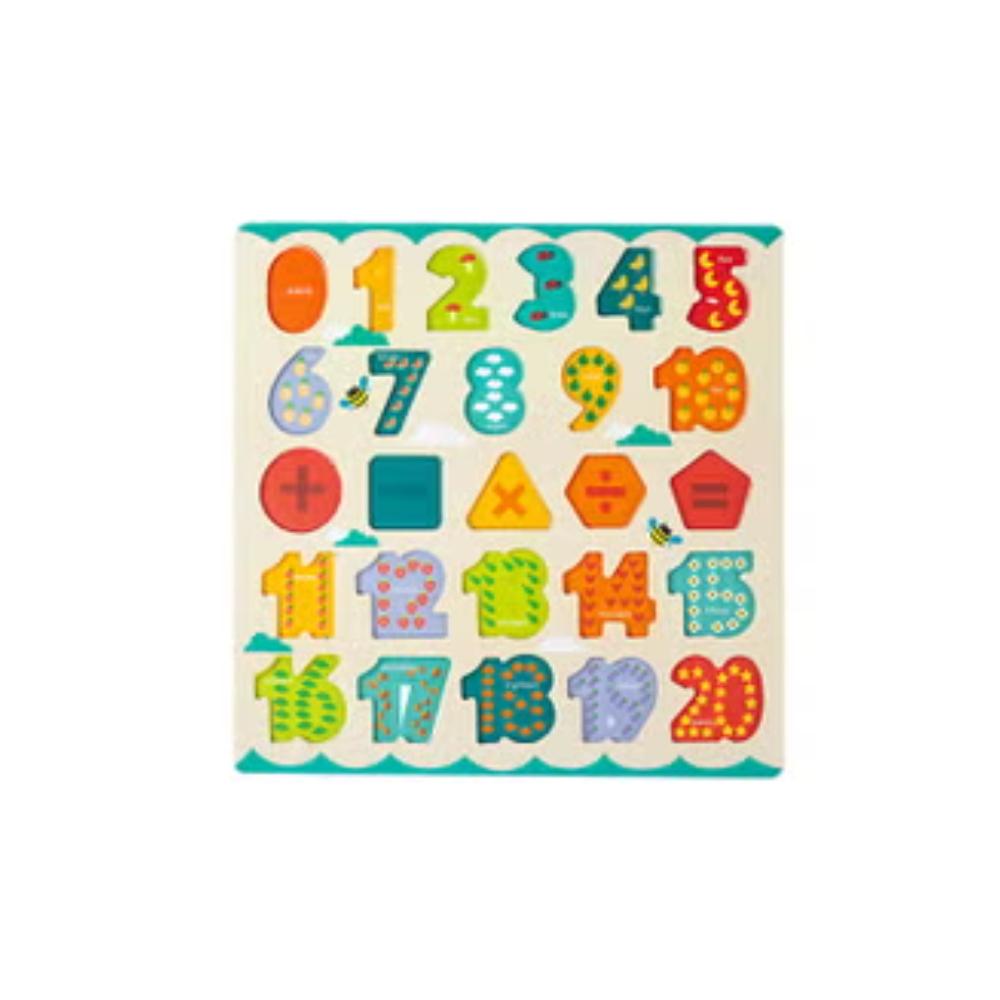 Factory Price - Wooden 123 Puzzle Colorful
